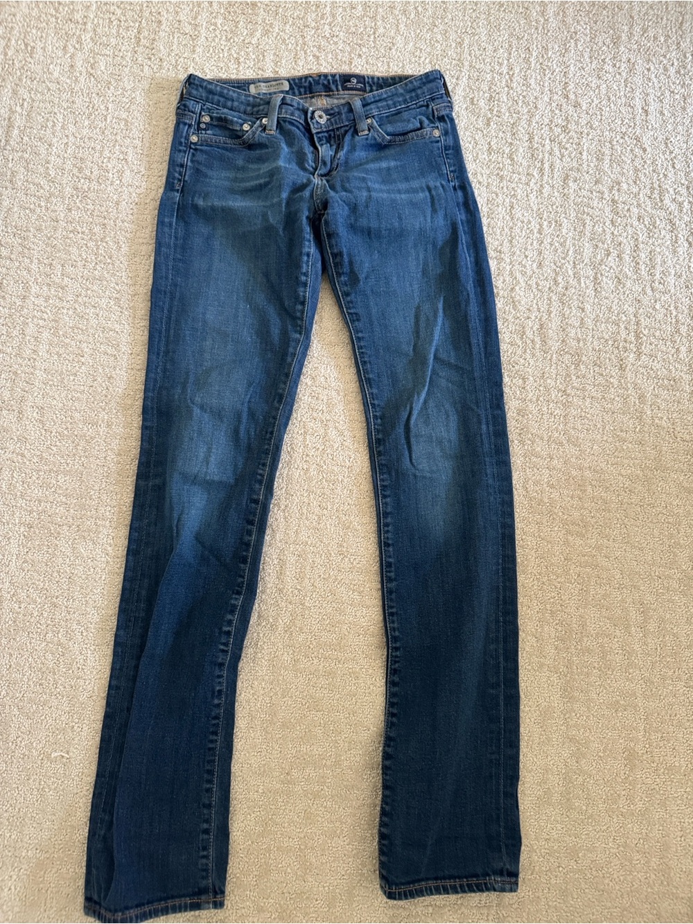 AG Adriano Goldschmied Dark Blue Skinny Jeans
